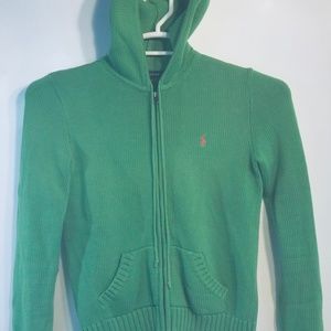 Knit Sweater with Hood